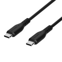 オウルテック 高耐久ノートPC充電OK PD100W Type-C Type-Cケーブル2m OWL-CBKGBCC20-BK 1個