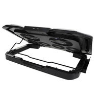 オウルテック 6個のファンで冷却 RGBイルミネーション付Gaming ノートPCクーラー OWL-GNOTECOOLER-RGB 1個