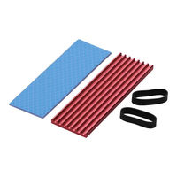 オウルテック PC PS5対応 M.2 SSD用アルミヒートシンクセット OWL-SSDHS03PS 1セット(1個×5)