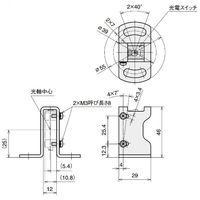 アズビル カバー形ブラケット HPーB11 HP-B11 1セット(3個)（直送品）