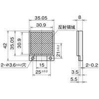アズビル 反射板 FEーRR18 1セット(4個)（直送品）