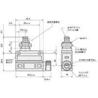 アズビル リミットスイッチ(小型、横型) SL1ーHL 1個（直送品）