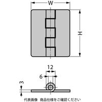 スガツネ工業 平丁番 DーCH型 DーCHー90 D-CH-90 1セット(4個)（直送品）