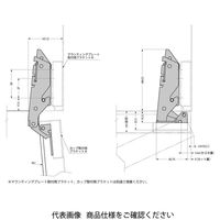 スガツネ工業 板金扉用ワンタッチスライド丁番 H95TSH H95TSZ 1セット(5個)（直送品）