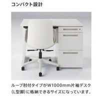 イトーキ トルテUチェア ローバック 肘無し ウレタンキャスター ブラック×パーシモンオレンジ KJ-320PVM-T1D4 1脚（直送品）