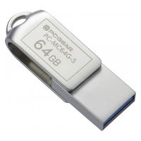オーム電機 TypeーC&A USBメモリMC64G 01-0064 1個