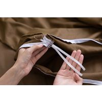 アイリスオーヤマ 掛け布団カバー シングル S 丸洗いOK 布団カバー 寝具カバー かけ布団 KKC-CS-S ブラウン 1枚