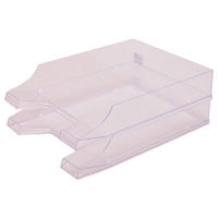 伊藤忠リーテイルリンク　レタートレー（A4タテ）　クリア　1個（わけあり品）