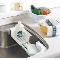 山研工業 山研 シンク内スライド便利棚 グレー 2085822 1個