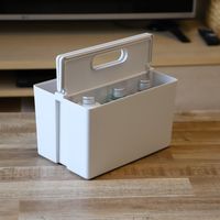 日東 かるコン レギュラー 収納ボックス ホワイト KCR-WH 1個