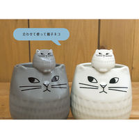 デコレコーポレーション デコレ MG-86504 FIKAネコスプーン GY　1本（直送品）