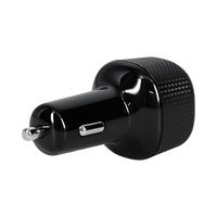 USB車載充電器 USB Type-C×1 1Type-A×1 PD65W対応 OWL-CPD65C1A1-BK 1個