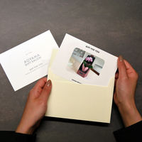 ギフトカード　手土産　お祝い　賞品　贈り物に　マイクロ胡蝶蘭 2WAYBOX入り(2.5号鉢1本立ち 淡ピンク)　スタンダード封筒（直送品）