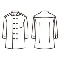 住商モンブランシャツ　兼用　７分袖　グレーSS003-92  LL1着（直送品）