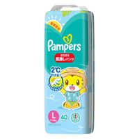 パンパース おむつ パンツ L（9～14kg）1セット（40枚入×4パック）さらさら風通し 男女共用 P&G
