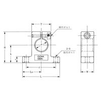 オザック精工 シャフトブロック・アルミ SBA30 1個（直送品）