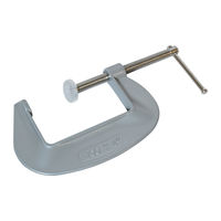 ビッグマン シルバーC型クランプ 100mm BM-4037 1個