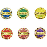 HATACHI(ハタチ) グランドゴルフ 男女兼用 クリスタルマーカー ピンク BH6035 10個（直送品）