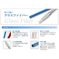 セイワ クレンリネスハンドル(グラスファイバー伸縮)(赤) 1セット【5本入】 285-HSG-2000-2-5 1ケース(5本入)（直送品）