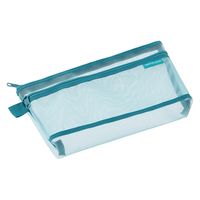 デザインフィル メッシュペンポーチ 青 41835006 1セット(2個)