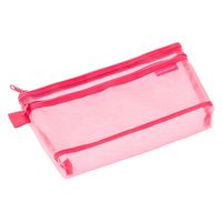 デザインフィル メッシュペンポーチ ピンク 41834006 1セット(2個)