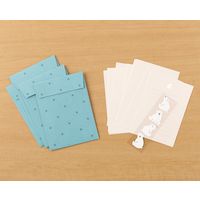 デザインフィル レターセット640 シール付き シロクマ柄A 86640006 1セット(1パック×3)