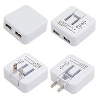 水作 USB電源アダプター 2.OA.2ポート 259486 1個（直送品）