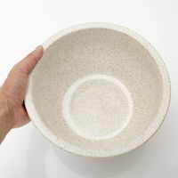 かみ山陶器 信楽焼 めだか鉢 白ボール 8号 263492 1個（直送品）