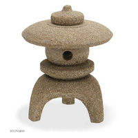 レイアウト素材 和風石材 丸雪見灯篭 小 109980 1個（直送品）