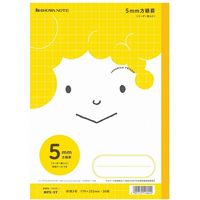 ショウワノート ジャポニカフレンド 5mm方眼(+字リーダー入り) 黄 B5サイズ MFSー5Y 116030504 1冊