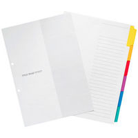 マルマン A4ラミタブ見出し 2穴 6山 LT4206 1パック