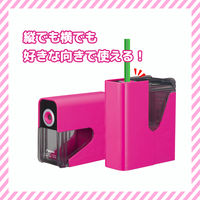 アスカ 乾電池式電動シャープナー ピンク DPS30P 1台