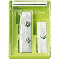 トンボ鉛筆 ミニ削り器Wシャープナーグリーンパック KSA-121B 1個