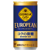 缶コーヒー GEORGIA（ジョージア） ヨーロピアン コクの微糖 185g 1セット（60缶） コカ・コーラ