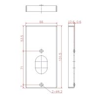 ジョー・プリンス竹下 Lー324BP 木製扉用裏板 1063249601 1セット(20個)（直送品）
