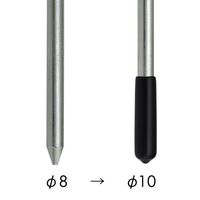 ジョー・プリンス竹下 Lー558ー2 φ8ロット棒用樹脂キャップ 1065580602 1セット(200個)（直送品）