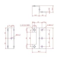 ジョー・プリンス竹下 Lー587BT 通常扉用取付金具 1065870301 1セット(20個)（直送品）