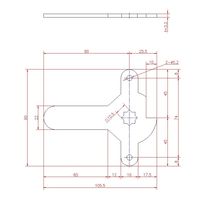 ジョー・プリンス竹下 Lー21Bー10.5 止金 10.5八角穴 1060213201 1セット(100個)（直送品）