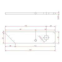 ジョー・プリンス竹下 Lー27ー2 止金 1060270202 1セット(100個)（直送品）