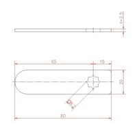 ジョー・プリンス竹下 Lー28ーSUSー1 ステンレス止金 平 1060280301 1セット(100個)（直送品）