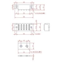 ジョー・プリンス竹下 Lー33Eー2 強力マグネットキャッチ 50mm 1060331502 1セット(10個)（直送品）