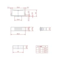 ジョー・プリンス竹下 Lー33P 埋込型マグネットキャッチ 1060334100 1セット(100個)（直送品）