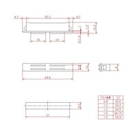 ジョー・プリンス竹下 Lー33Sー1 埋込型マグネットキャッチ 65mm 1060334401 1セット(100個)（直送品）