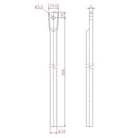 ジョー・プリンス竹下 Lー128ー1 ロット棒 10mm 1061281201 1セット(20個)（直送品）