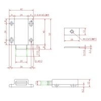 ジョー・プリンス竹下 Lー134ー2 プッシュラッチ 中 1061340602 1セット(100個)（直送品）