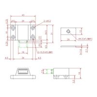 ジョー・プリンス竹下 Lー134ー3 プッシュラッチ 小 1061340603 1セット(100個)（直送品）