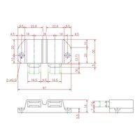 ジョー・プリンス竹下 Lー136ー1 プッシュマグネットキャッチ(両開き用) 1061361601 1セット(100個)（直送品）