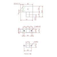 ジョー・プリンス竹下 Lー468 ボタン式ラッチ 1064680100 1セット(10個)（直送品）