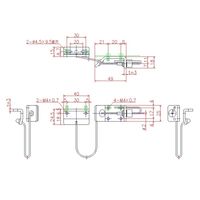 ジョー・プリンス竹下 Lー503 点検口用ワイヤーストッパー 1065030400 1セット(20個)（直送品）