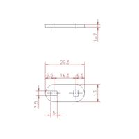 ジョー・プリンス竹下 Lー556 カムロック用止金 1065560200 1セット(200個)（直送品）